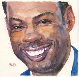 Chris Rock (akvarell)