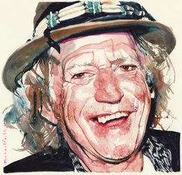 Keith Richards (akvarell)