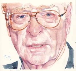 Michael Caine (akvarell)