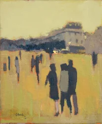 Friends, 2017 (olja på linne)
