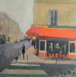 Paris, 3:e arrondissementet, 2015 (olja på linne)