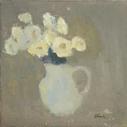 White Flowers, 2016 (olja på linne)