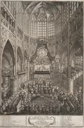 Maria Teresias kröning på Pragborgen, 1743.