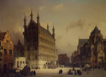 Stadshuset i Leuven, Belgien