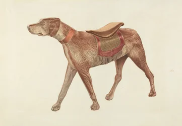 Karusellhund, ca. 1938.