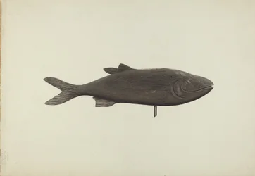 Fisk väderflöjel, ca. 1939.