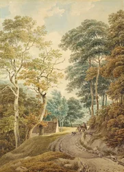 En körfält nära Hindhead