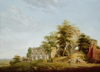 Ruinerna av Buildwas Abbey, 1770