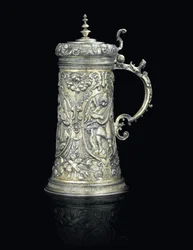 Tankard, Brasso, ca 1640