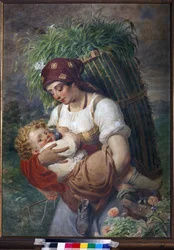 Mamma med barn
