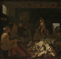 En målarstudio
