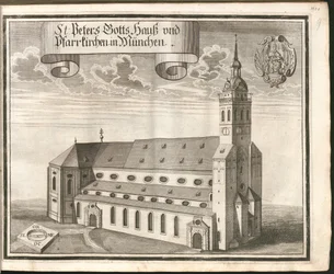 Tyska: St Peters Gotts Hauß och församlingskyrkor i München