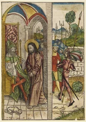 ”Kristus inför Pilatus” (Der Schatzbehalter, figur 63)