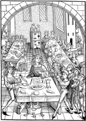 Illustration till boken Schatzkammer, 1490-1491