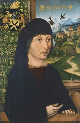 Porträtt av Levinus Memminger, ca 1485