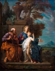 Den heliga familjen, ca 1740 (olja på duk)