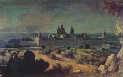 Kungliga klostret San Lorenzo, El Escorial. Omkring 1722