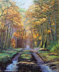 Höstljus (oljemålning)