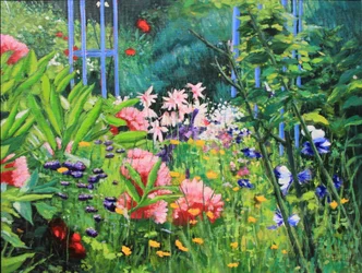 Garden corner, 2017 (olja på duk)