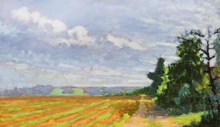 Les chemins de traverse, 2003 (olja på pannå)