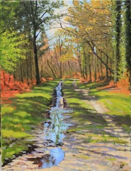 Path to the Oil Fern, 2018 (olja på duk)