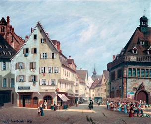 Frukttorget, Colmar, 1875