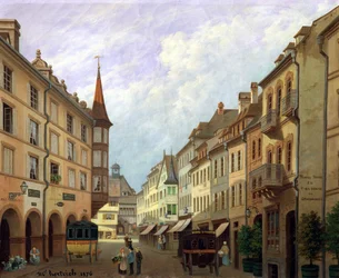 Arkaderna, Grand Rue, Colmar, 1876