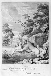 Nymfen Salmacis och Hermafroditus, 1655