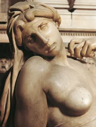 Gryning (Aurora), detalj från Lorenzo de