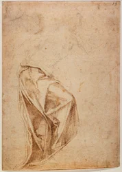 Draperad figur
