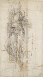 Figur av Kristus som stiger upp ur graven, c1490-1560