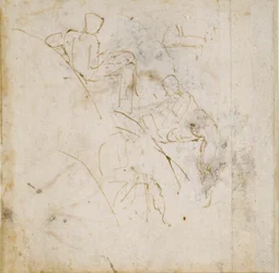 Fyra figurstudier, c1490-1560