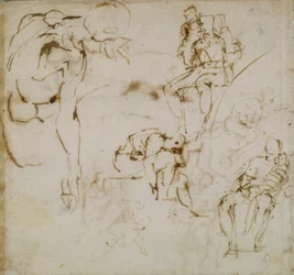 Sida från en skissbok, c1490-1560