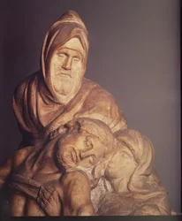 Pieta, 1553 marmordetalj av 120999