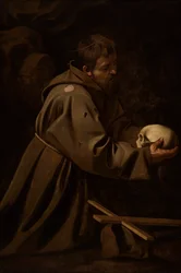 Saint Francis in Meditation, ca 1606.