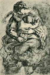 Madonna och barn, sent 1500-tidigt 1600-tal, 1943.
