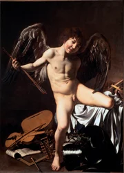 Amor vincit omnia (kallad Victorious Cupid eller Love Triumphant eller Earthly Love) (Målning