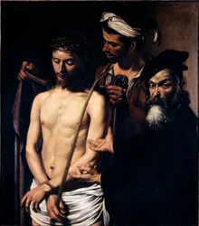 Ecce homo Målning av Michelangelo Merisi känd som Caravaggio (The caravage