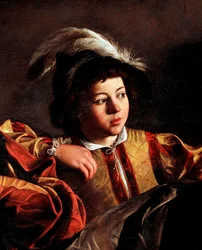 The Calling of St Matthew, detalj (olja på duk