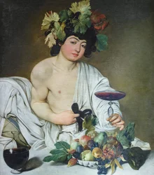 The Young Bacchus, ca 1596 (olja på duk)