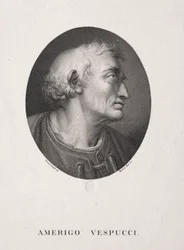 Porträtt av Amerigo Vespucci
