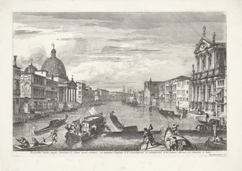 Venedigs Canal Grande Prospekt för Grand Canal of Coenobium D: visar tydliga linjer (...) (titel på objekt) Gezichten op Venetië (serietitel) Magnifik och utvald utsikt över staden Venedig (serietitel)