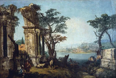 Capriccio med klassisk valv och getter