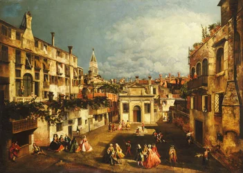 Campo San Gallo, Venedig, ca 1740-talet