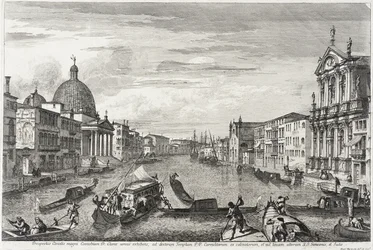 Canal Grande mellan San Simeone Piccolo och Santa Chiara