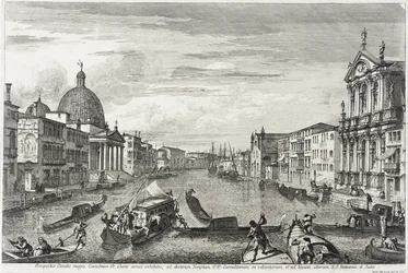 Canal Grande Mellan San Simone Piccolo och Santa Chiara, c.1740-41