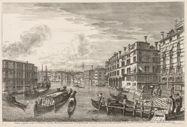 Utsikt över Venedig: Canal Grande