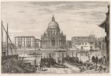 Utsikt över Venedig: S. M. Della Salute