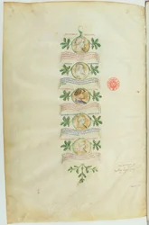 Genealogi över släkten Visconti (BNF, ms lat. 5888) btv1b10020318d, f36