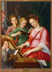 Santa Cecilia (målning på duk)